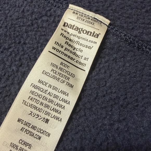 Patagonia Better Sweater Women Jacket Navy Full Zip Long Sleeve Size Large - Picture 5 of 10